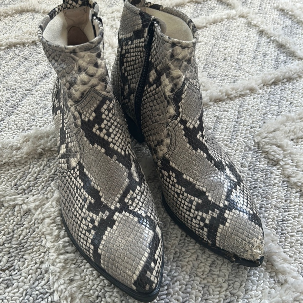 Paul Green snakeskin boots